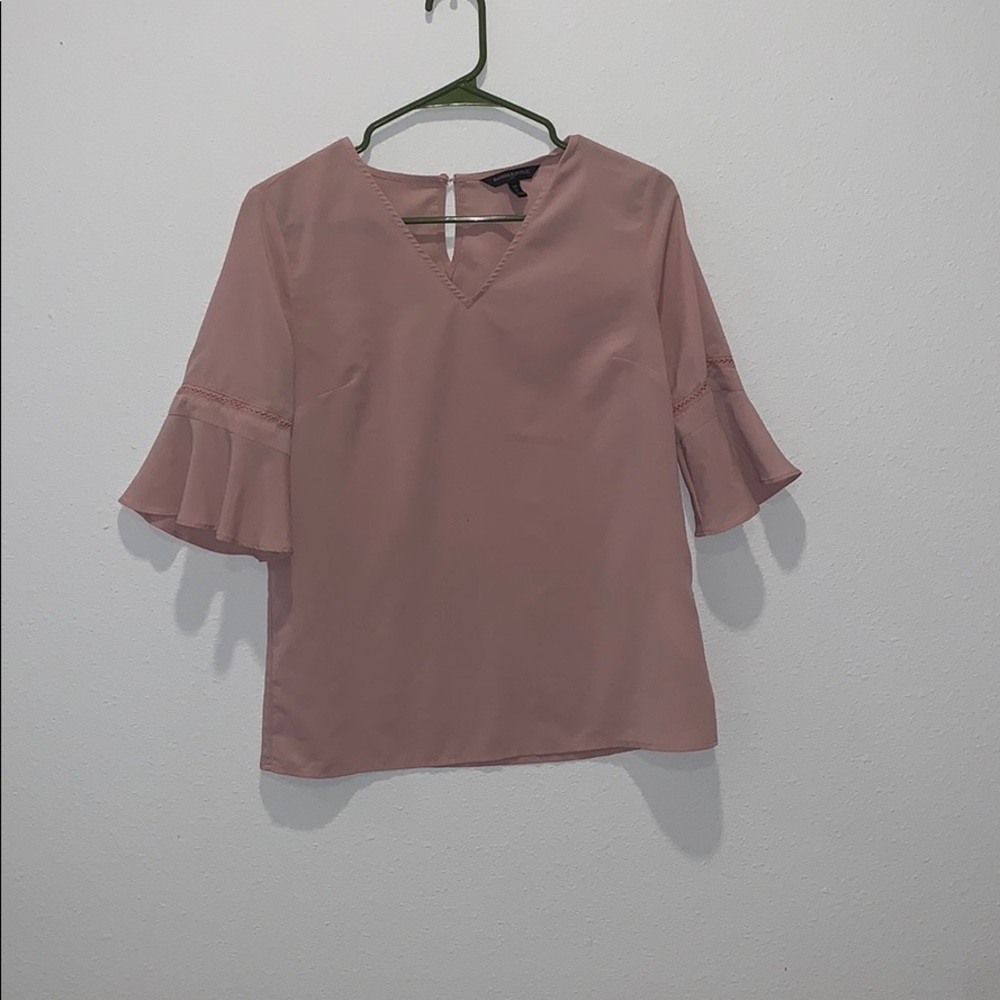 Pastel pink top by banana republic
